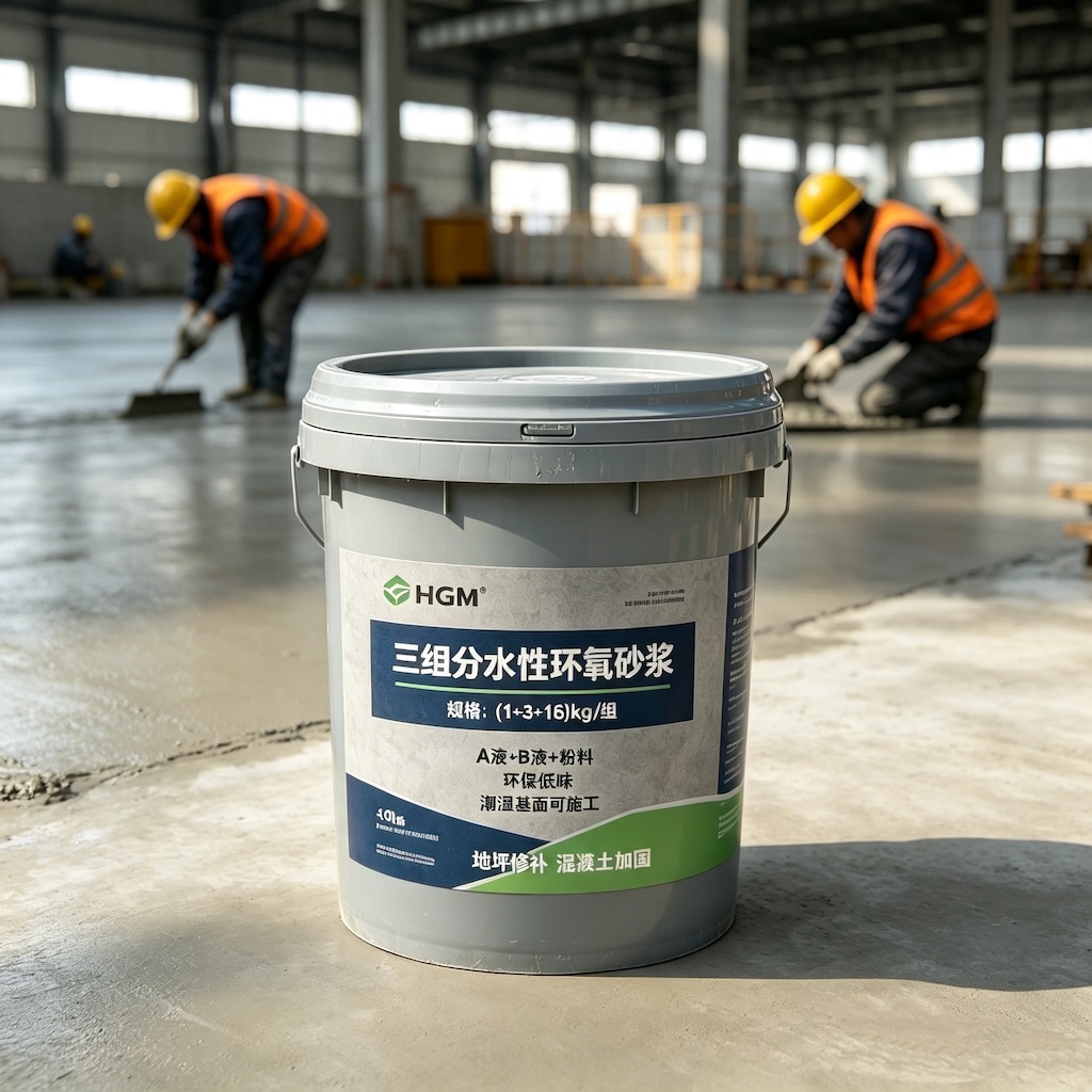 胶州三组份水性环氧砂浆